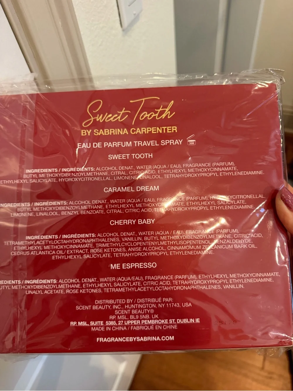 Sweet tooth Sabrina carpenter